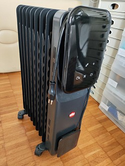 Öl-Radiator, 220V, l x b x h: 40 x 16 x 65 cm