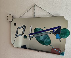 126 / Dekospiegel Wern, 100 x 60 cm, schwer (!)